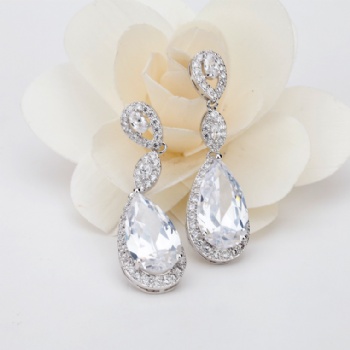 Cubic Zircon Earrings E1103