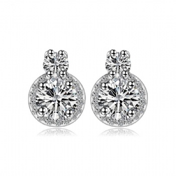 Cubic Zircon Earrings E1109