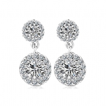 Cubic Zircon Earrings E1113