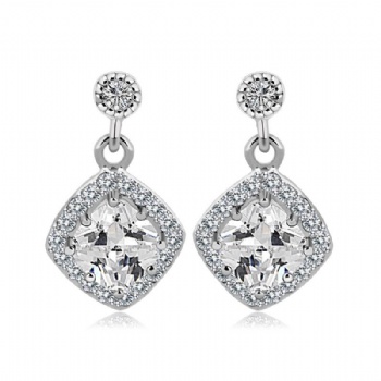 Cubic Zircon Earrings E1114