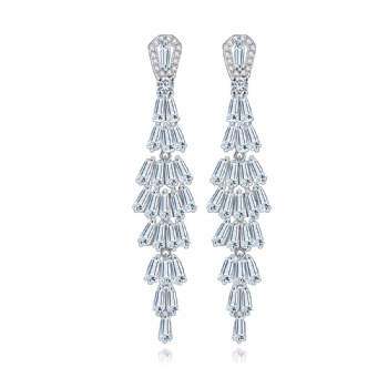 Cubic Zircon Earrings E1188