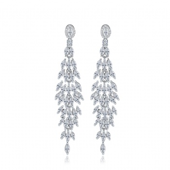 Cubic Zircon Earrings E1189