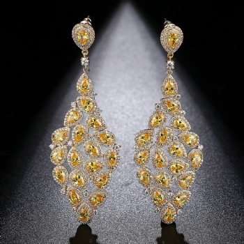 Cubic Zircon Earrings E1192