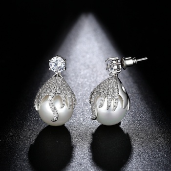 Cubic Zircon Earrings E1193