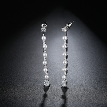 Cubic Zircon Earrings E1123