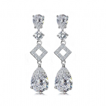 Cubic Zircon Earrings E1117