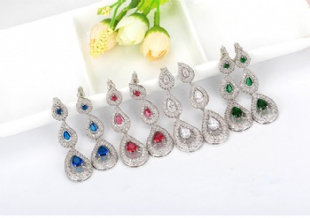 Cubic Zircon Earrings E1121