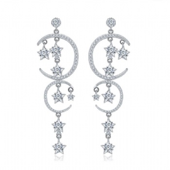 Cubic Zircon Earrings E1182