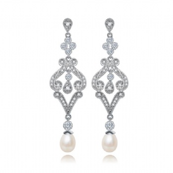 Cubic Zircon Earrings E1183