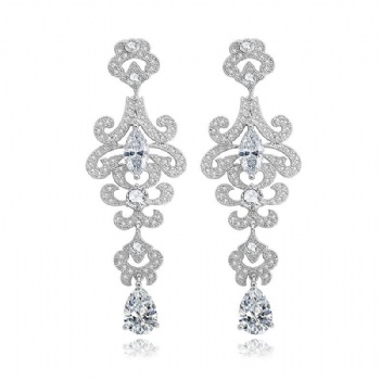 Cubic Zircon Earrings E1185