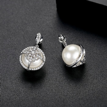 Cubic Zircon Earrings E1147