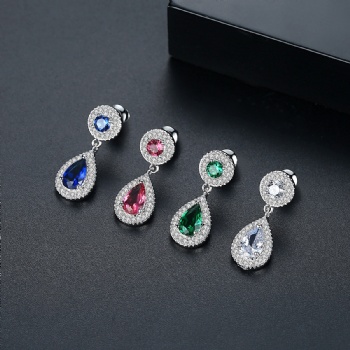 Cubic Zircon Earrings E1148