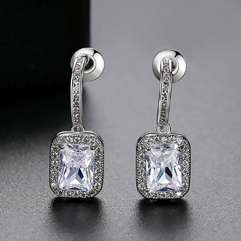 Cubic Zircon Earrings E1153