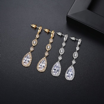 Cubic Zircon Earrings E1157