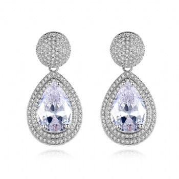 Cubic Zircon Earrings E1158