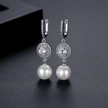 Cubic Zircon Earrings E1160