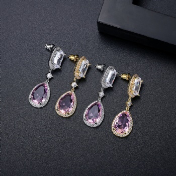 Cubic Zircon Earrings E1161