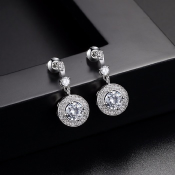 Cubic Zircon Earrings E1163