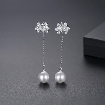 Cubic Zircon Earrings E1165