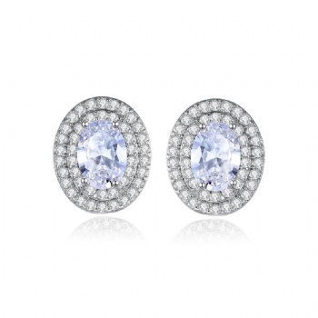 Cubic Zircon Earrings E1174