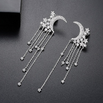 Cubic Zircon Earrings E1175