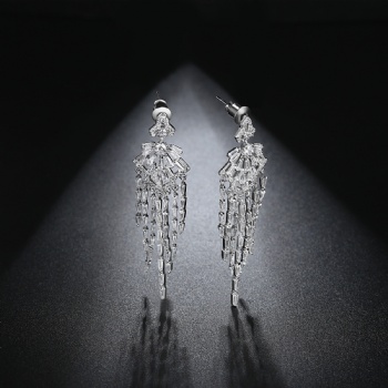 Cubic Zircon Earrings E1127