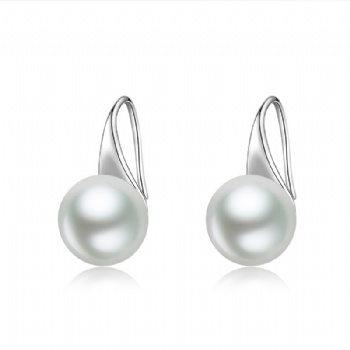 Sterling silver pearl earrings YEH121