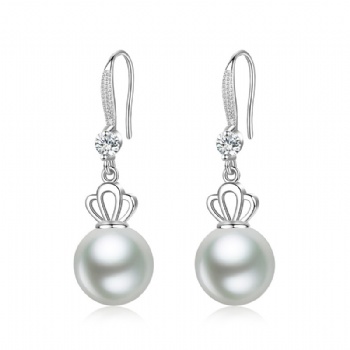 Sterling silver pearl earrings YEH149