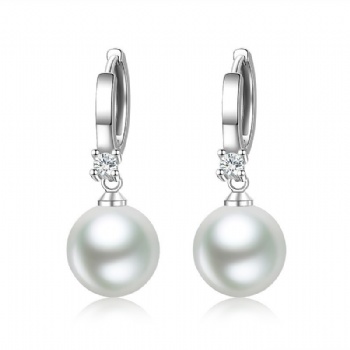 Sterling silver pearl earrings YEH182