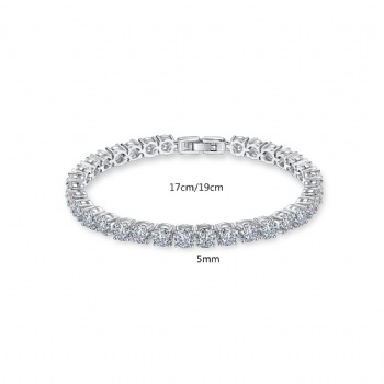 Cubic Zircon Bracelet B111