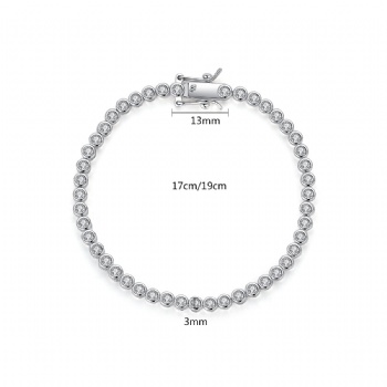 Cubic Zircon Bracelets B237