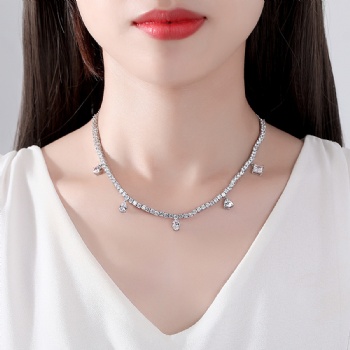 Cubic Zircon Necklace N1178