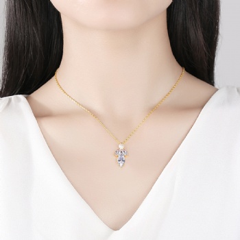 Cubic Zircon Necklace N1184