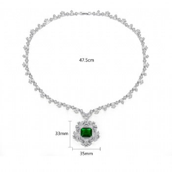 Cubic Zircon Necklace N1187