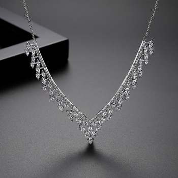 Cubic Zircon Necklace N12021