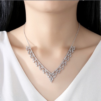 Cubic Zircon Necklace N12021