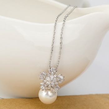 Cubic Zircon Necklace N12044