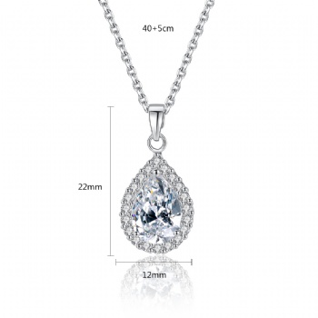 Cubic Zircon Necklace N12048