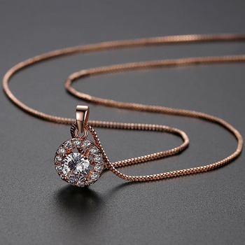 Cubic Zircon Necklace N12055