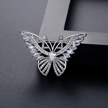 Cubic Zircon Brooch BR023