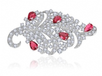 Cubic Zircon Brooch BR025