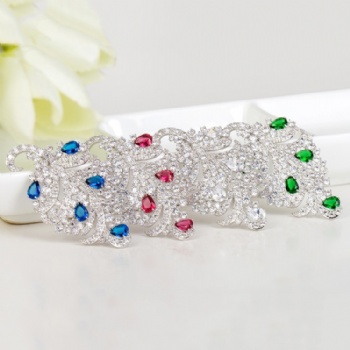 Cubic Zircon Brooch BR025