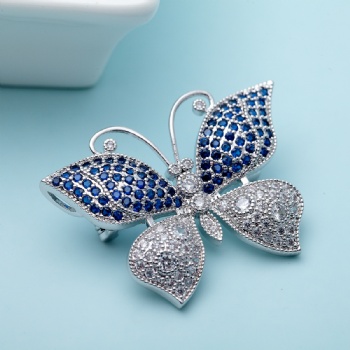 Cubic Zircon Brooch BR048