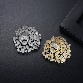 Cubic Zircon Brooch BR055