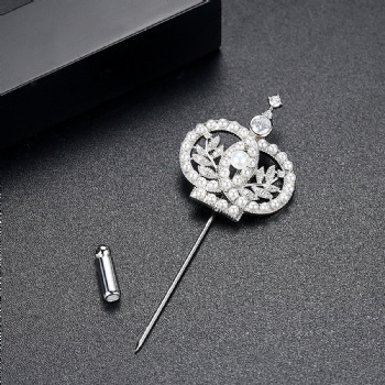 Cubic Zircon Brooch BR064