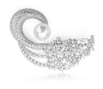 Cubic Zircon Brooch BR087