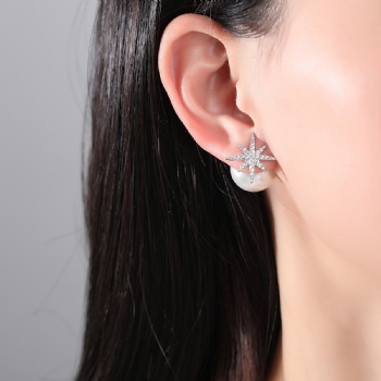 Cubic Zircon Earrings E1181