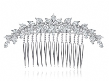 Cubic Zircon Hair comb HC48