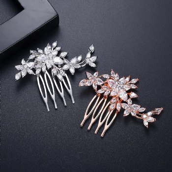 Cubic-Zircon-Hair-comb-HC51