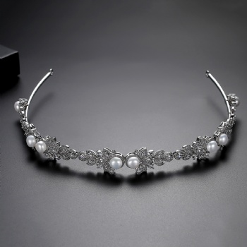 Cubic Zircon Crown & tiara & headpieces T011